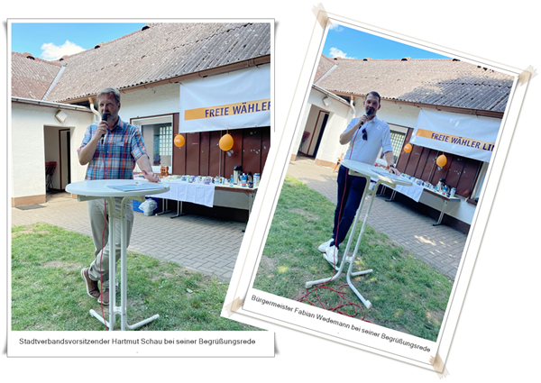 Begrüßungsreden